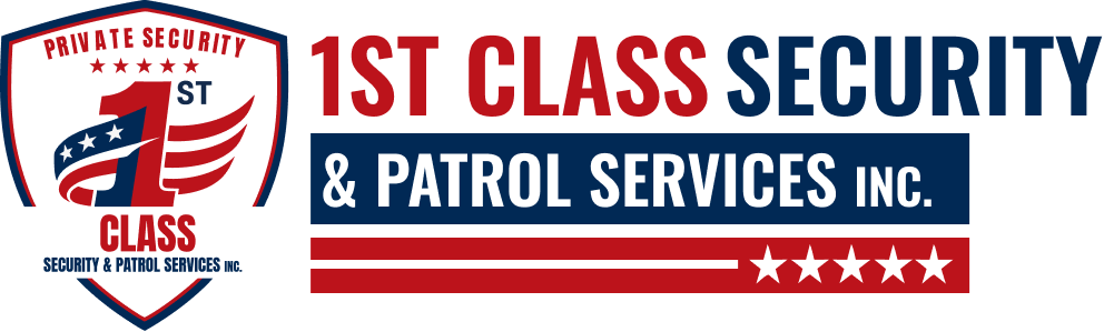 1st security and patrol services header logo
